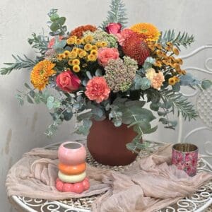 Bouquet de fleurs orange